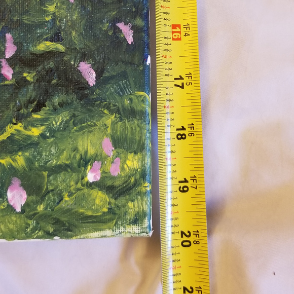 NWT Painting Pink Sunset 16"x20" - Picture 2 of 8